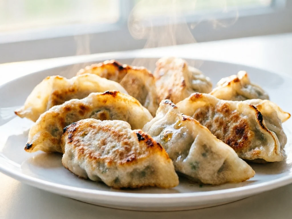 Frozen Dumplings cooked in the air fryer — exact time and temperature